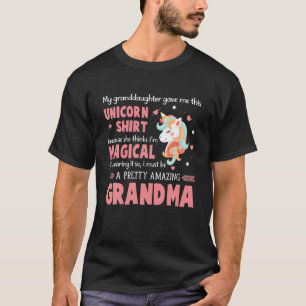 Ein magisches Oma-Einhorn von der Großtochter T-Shirt