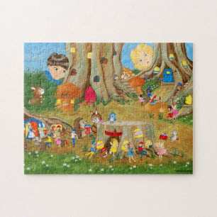 Ein magisches Überraschungs-Puzzlespiel Puzzle