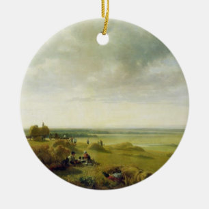 Ein Mais-Feld Keramik Ornament