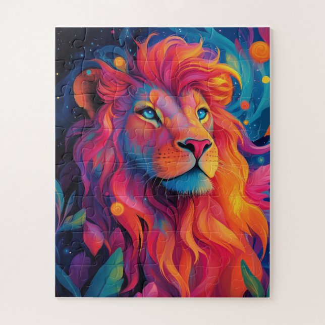 Ein majestätischer Löwe Puzzle (Vertikal)