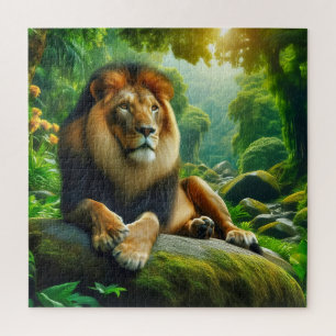 Ein majestätischer Löwe Puzzle