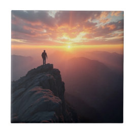 Ein majestätischer Sonnenaufgang vom Gipfel des Be Fliese