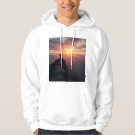 Ein majestätischer Sonnenaufgang vom Gipfel des Be Hoodie