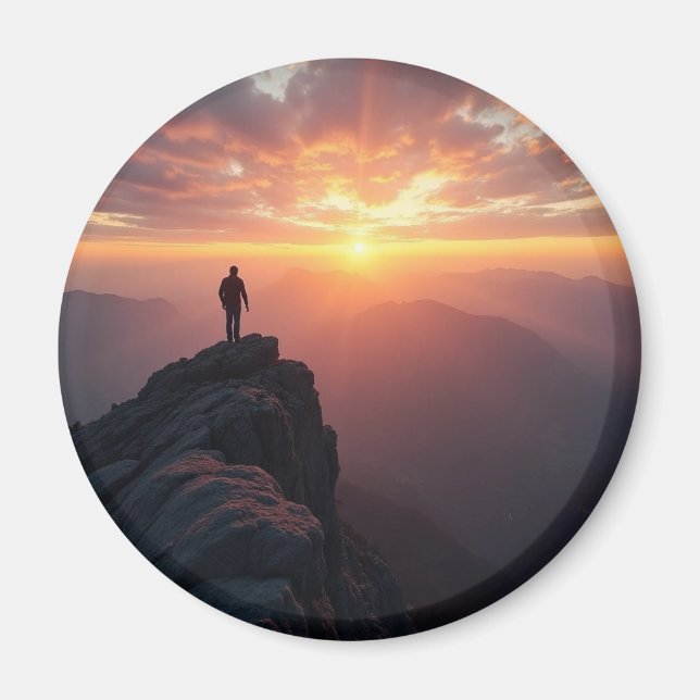 Ein majestätischer Sonnenaufgang vom Gipfel des Be Magnet (Vorne)