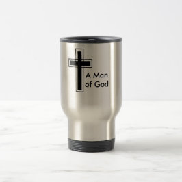 Ein Mann Gott-der rostfreien Reise-Tasse Reisebecher