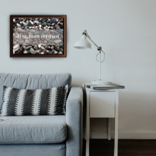 Ein Mann kein Mann Motivationsposter  Poster