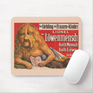 Ein Mann mit Löwenkopf, der Shakespeare liest, 191 Mousepad