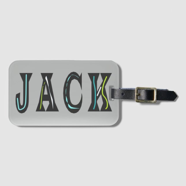 Ein Mann namens Jack ist ein Fall mit rückwärtiger Gepäckanhänger (Vorderseite (Horizontal))