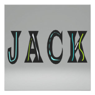 Ein Mann namens Jack ist ein Hinterposter Poster