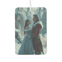 Ein Mann und ein schönes Bild eines Mädchens Autolufterfrischer