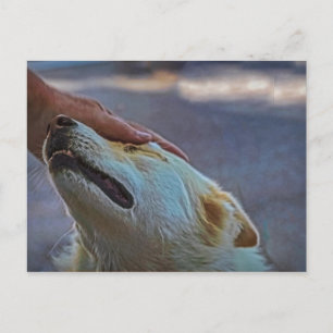 Ein Mann und sein Hund, Postkarte