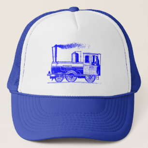 Ein Mann und sein Zug - blau Truckerkappe