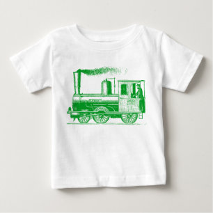 Ein Mann und sein Zug - Gras grün Baby T-shirt