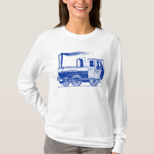 Ein Mann und sein Zug - Marine T-Shirt