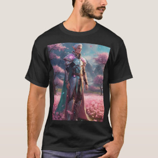 Ein männlicher Teufelswinkel T-Shirt