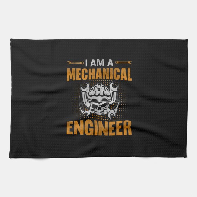 Ein Maschinenbauingenieur Geschirrtuch (Horizontal)