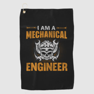 Ein Maschinenbauingenieur Golfhandtuch