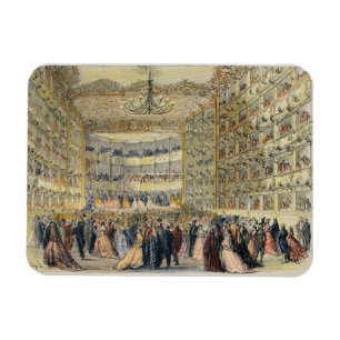 Ein Maskenball am Fenice Theater, Venedig, 19. Magnet