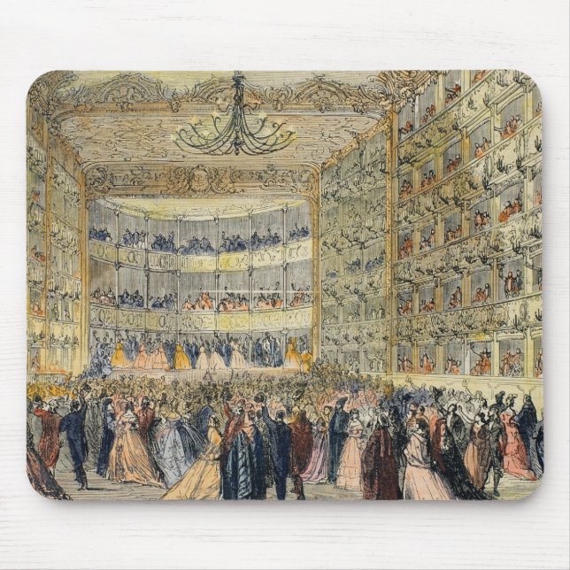 Ein Maskenball am Fenice Theater, Venedig, 19. Mousepad (Vorne)
