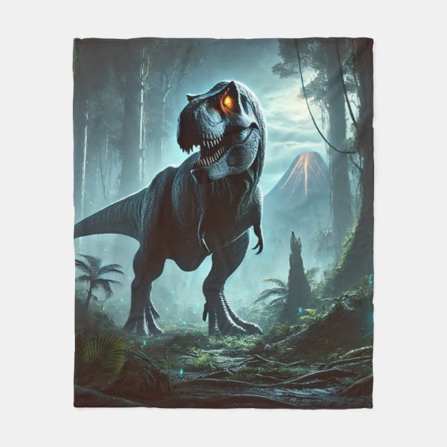 Ein massiver Tyrannosaurus-Rex Fleecedecke (Vorderseite)