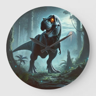 Ein massiver Tyrannosaurus-Rex Große Wanduhr