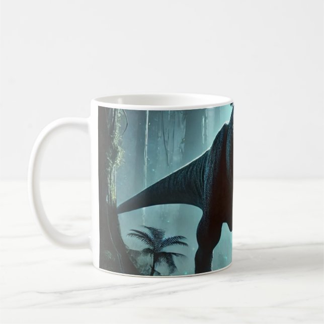 Ein massiver Tyrannosaurus-Rex Kaffeetasse (Links)