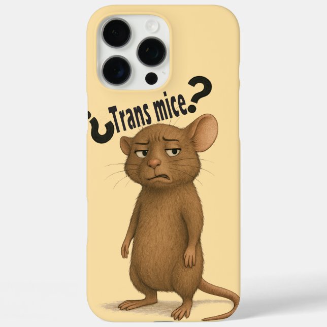 Ein Mäuse, das durch eine dumme Aussage verwechsel Case-Mate iPhone Hülle (Rückseite)