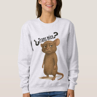 Ein Mäuse, das durch eine dumme Aussage verwechsel Sweatshirt