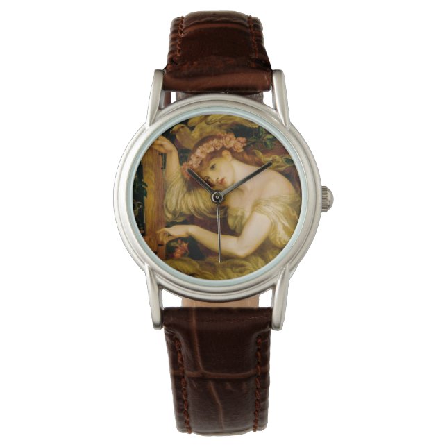Ein Meereszauber (von Dante Gabriel Rossetti) Armbanduhr (Vorderseite)