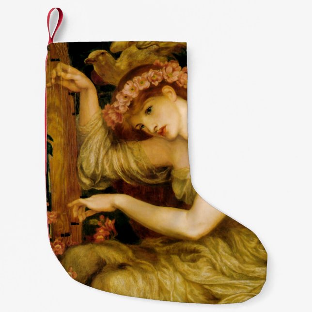 Ein Meereszauber (von Dante Gabriel Rossetti) Kleiner Weihnachtsstrumpf (Vorderseite)