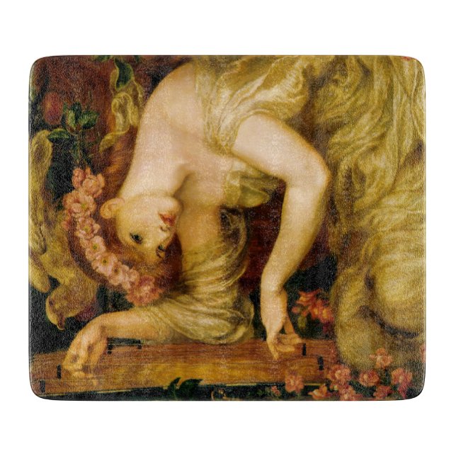 Ein Meereszauber (von Dante Gabriel Rossetti) Schneidebrett (Vorderseite)