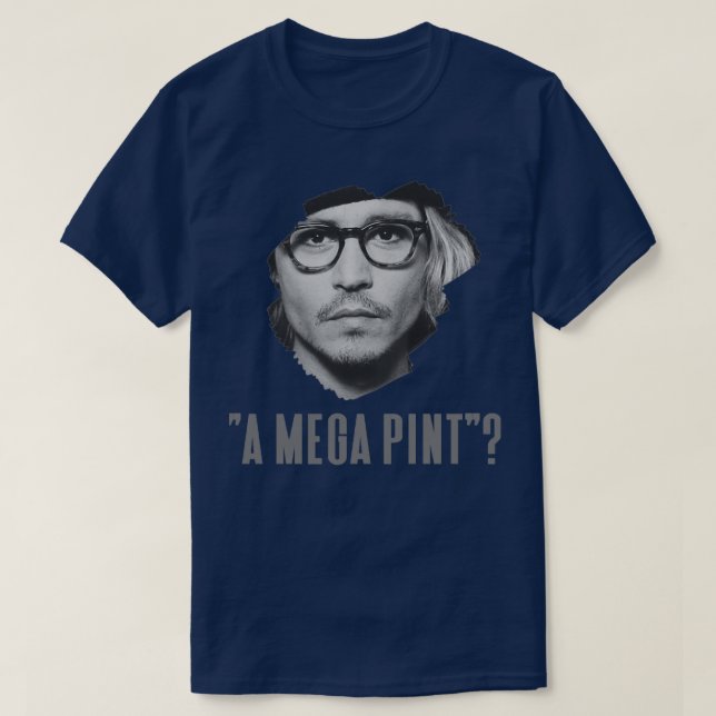 Ein Mega-Pint-Mega-Pint Wein T 2 T-Shirt (Design vorne)