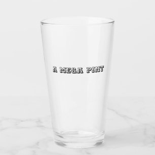 Ein Mega Pint Wein Barware Spaß Black Glas