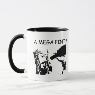 Ein Megapint? Jhonny und Amber-Meme-Kaffee Tasse