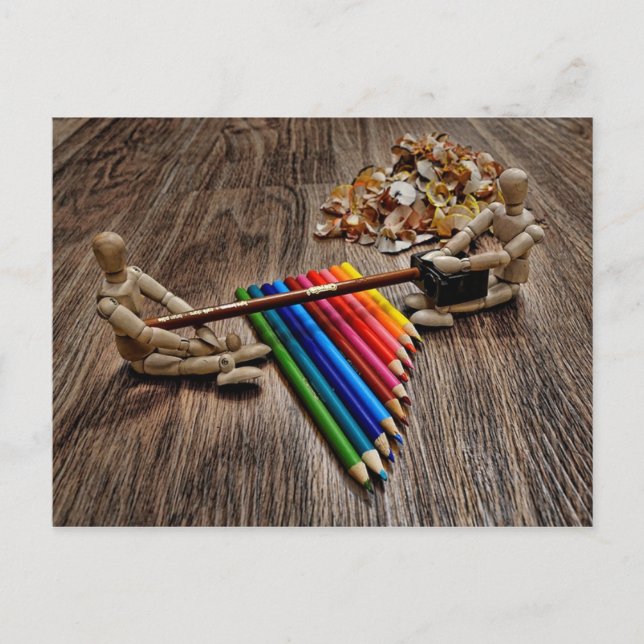 Ein mehr und wir gehen Zupacken etwas Kaffee Postkarte (Vorderseite)