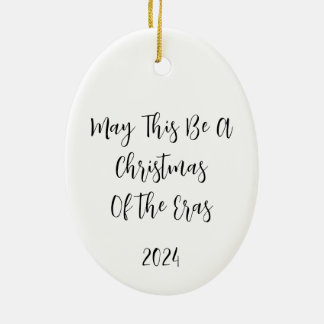 Ein mehrfarbiger Weihnachtsbaum Keramik Ornament