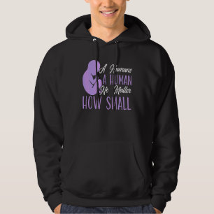 Ein Mensch Ein Mensch, so klein er auch ist Anti-A Hoodie