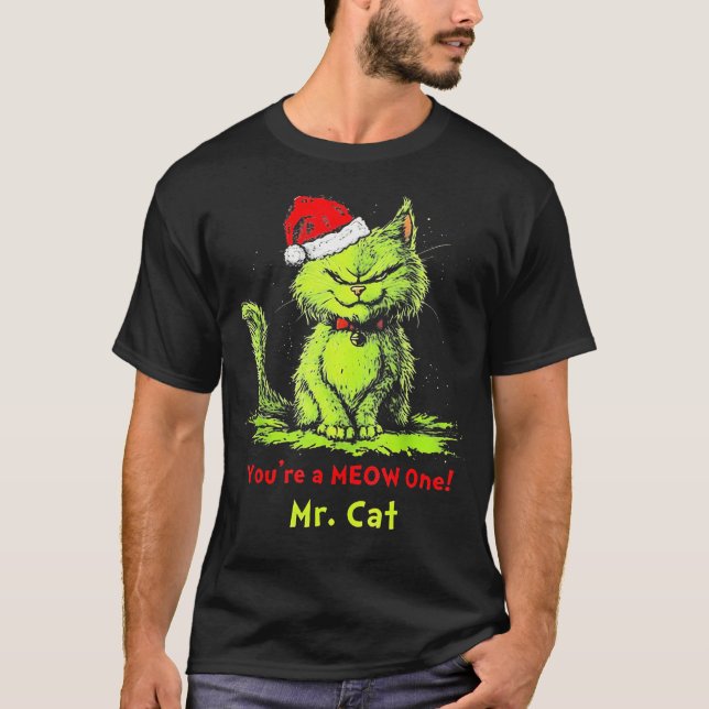 Ein Meow One Mr. Cat 206 T-Shirt (Vorderseite)