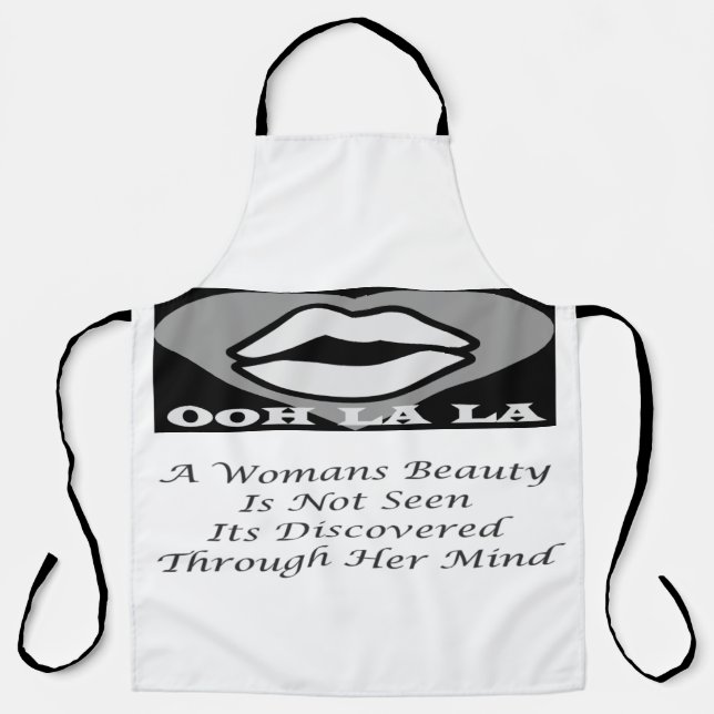Ein Merkmal "Beauty-Frauengedicht" Schürze (Vorderseite)