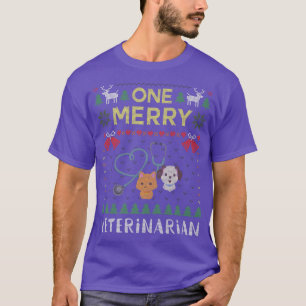 Ein Merry Veterinarian Pet Doctor Ugly Christmas S T-Shirt