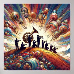 Ein Messingband Poster