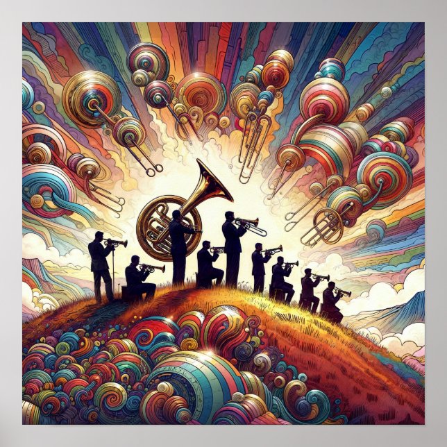 Ein Messingband Poster (Vorne)