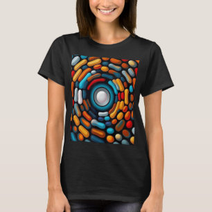 Ein minimalistisches abstraktes Kunstwerk T-Shirt