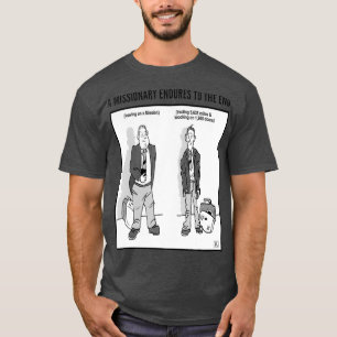 Ein Missionar hält die missionarischen Geschenke d T-Shirt