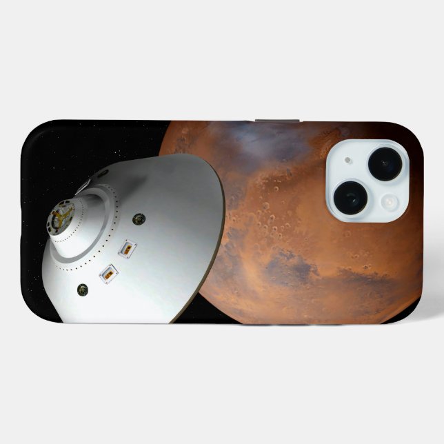 Ein mit Aeroshell angereichertes Raumfahrzeug nähe Case-Mate iPhone Hülle (Rückseite (Horizontal))