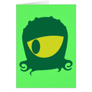 Ein mit Augen aliengeschöpf