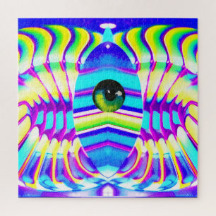 Ein Mit Augen Star Beast Ken Gage Psychedelic Art Puzzle