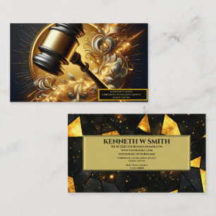 Ein mit dem Power der Justiz verbundenes Amtssiege Visitenkarte