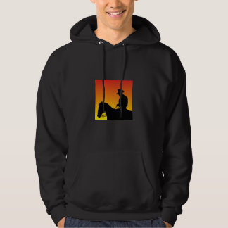 Ein mit Kapuze Sweatshirt mit einem Pferd für ihn