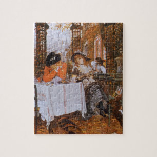 Ein Mittagessen (Le Dejeuner) von James Tissot Puzzle